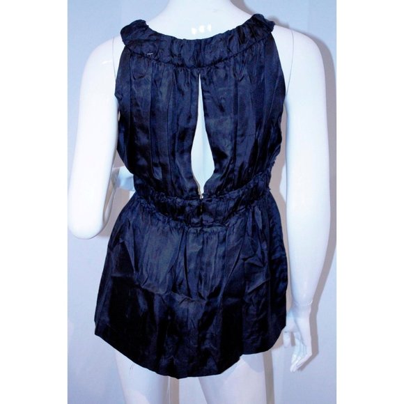 ROBERT RODRIGUEZ 100% Silk EMPIRE Blouse Shirt 4 - Picture 2 of 2